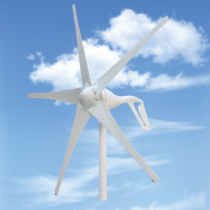 Three-phase permanent magnet AC wind turbine wind-solar hybrid