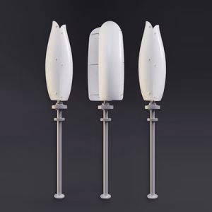 Small Tulip Wind Turbine: Bouquet of 3 (On-Grid)