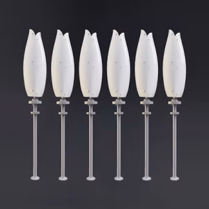 Small Tulip Wind Turbine: Bouquet of 6 (On-Grid)